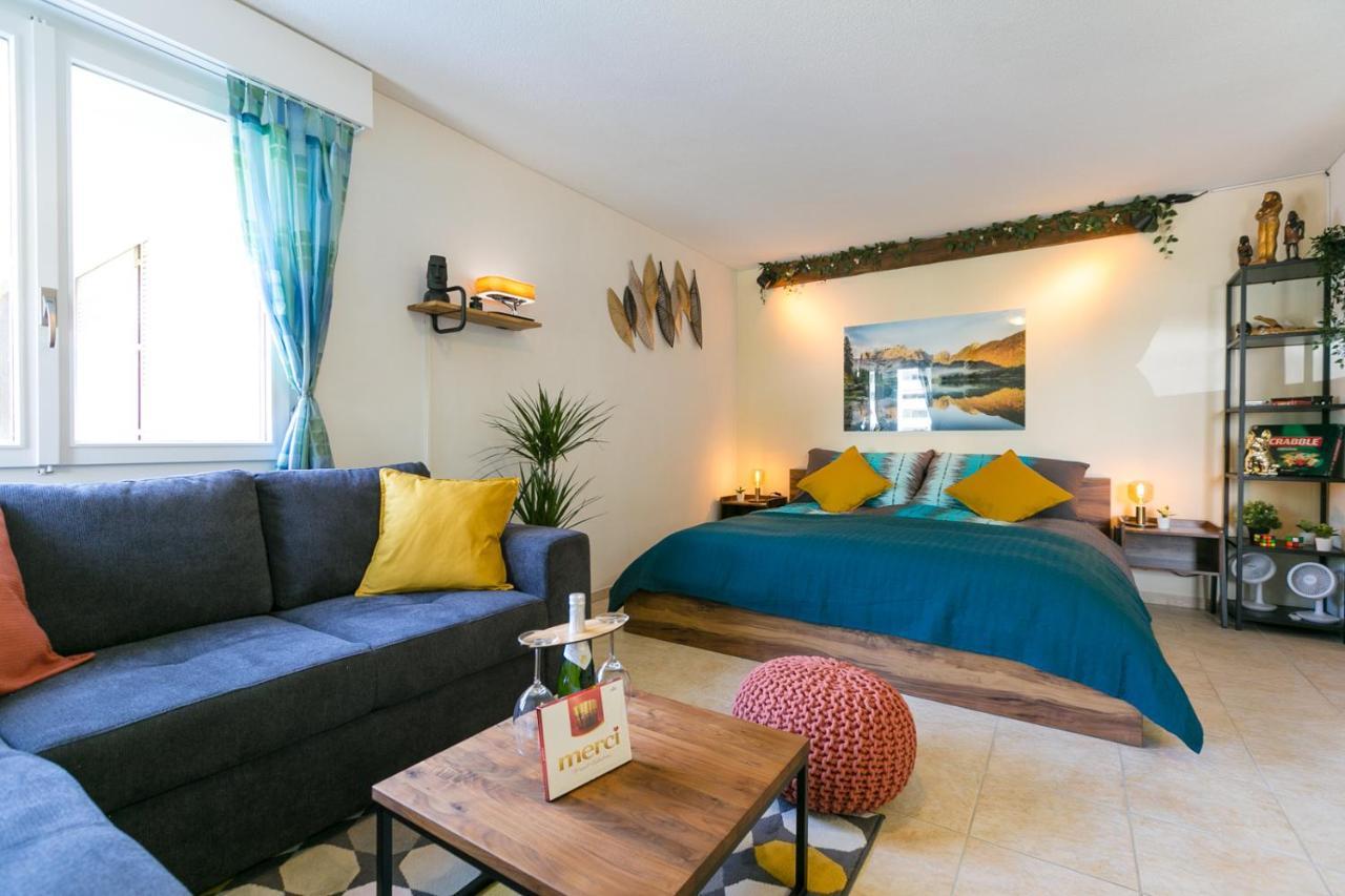Spirit Apartments - Studio 1 - Kueche - Parkplatz Engelberg Zewnętrze zdjęcie