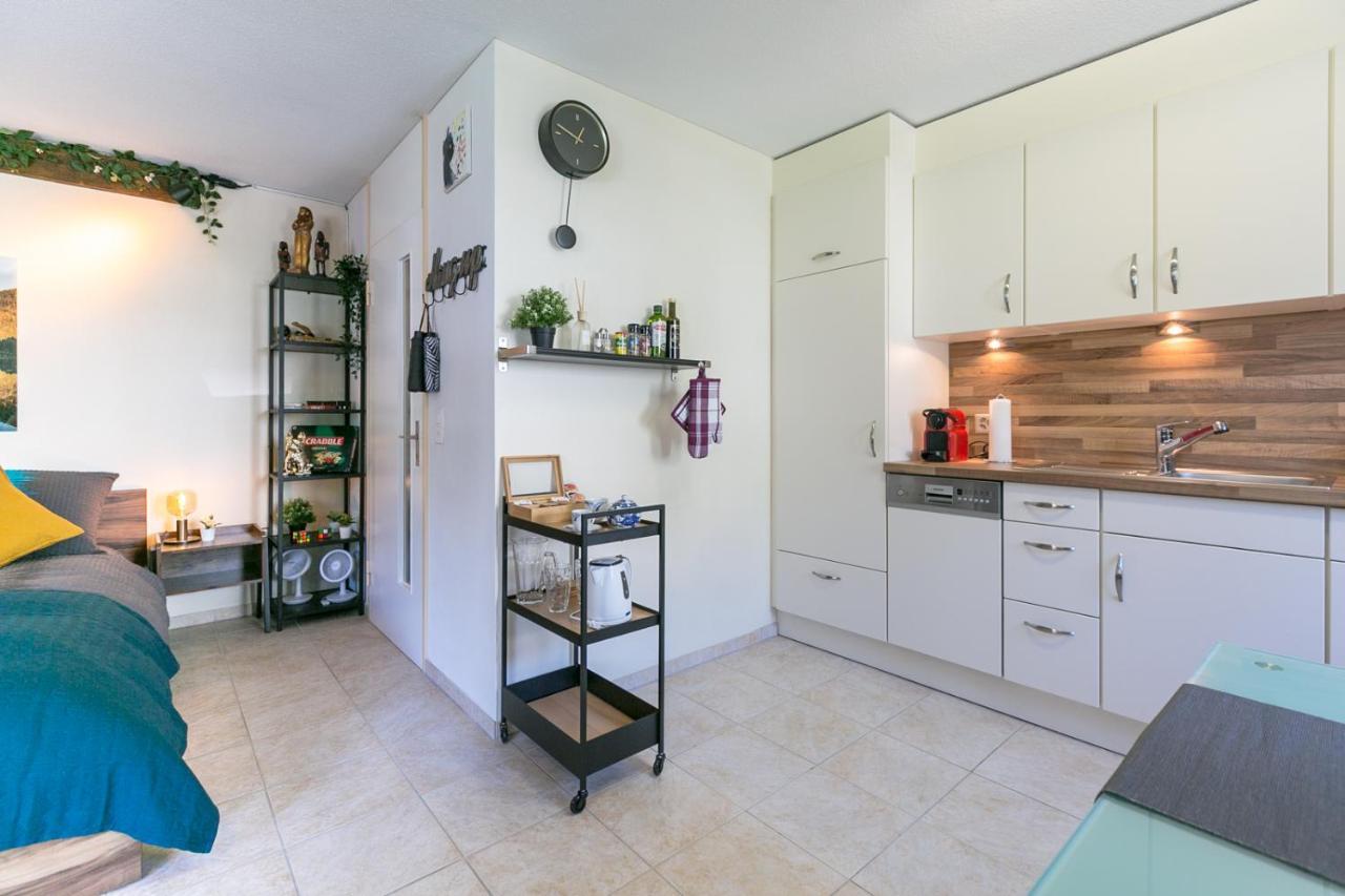Spirit Apartments - Studio 1 - Kueche - Parkplatz Engelberg Zewnętrze zdjęcie